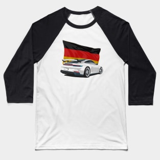 Porsche 911 gt3 German Flag Baseball T-Shirt